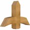 Ekena Millwork Bellingham Rough Sawn Timber Gable Bracket, Western Red Cedar, 36"W x 24"H x 6"D x 6"F, 16/12 Pitch GBW036X24X0606BEL00RWR - alternate 3